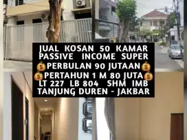 JUAL KOST KOSAN 50 KAMAR DI TANJUNG DUREN GROGOL PETAMBURAN JAKBAR