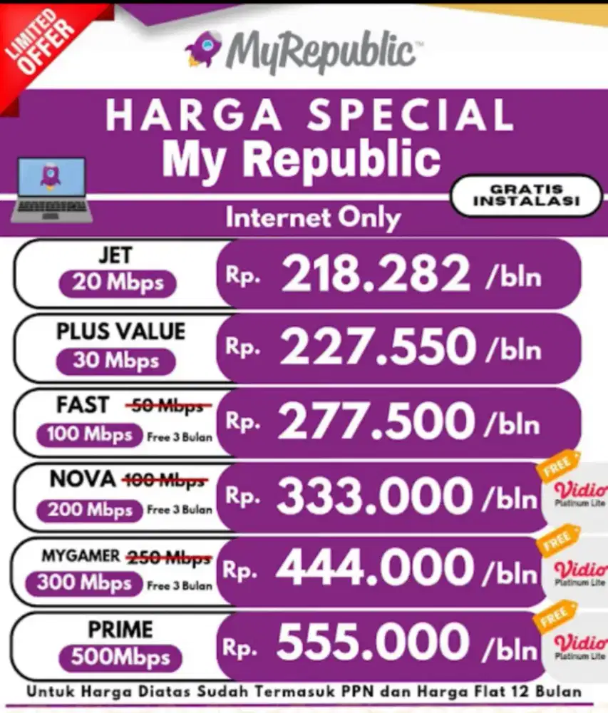 Wifi My Republic UNLIMITED