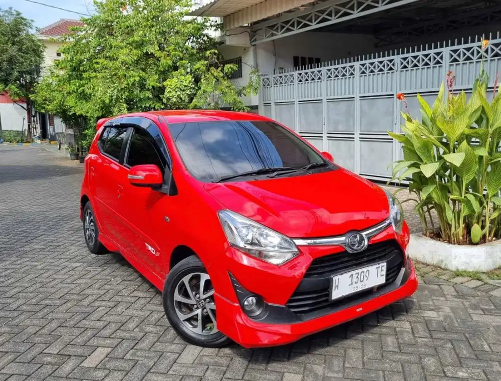 TOYOTA NEW AGYA 1.2 S TRD MANUAL FACELIFT 2019 MERAH SURABAYA