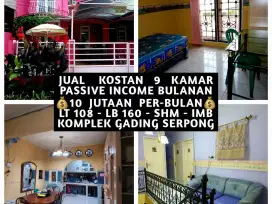 JUAL KOST KOSAN KOSTAN 9 KAMAR DI GADING SERPONG TANGERANG