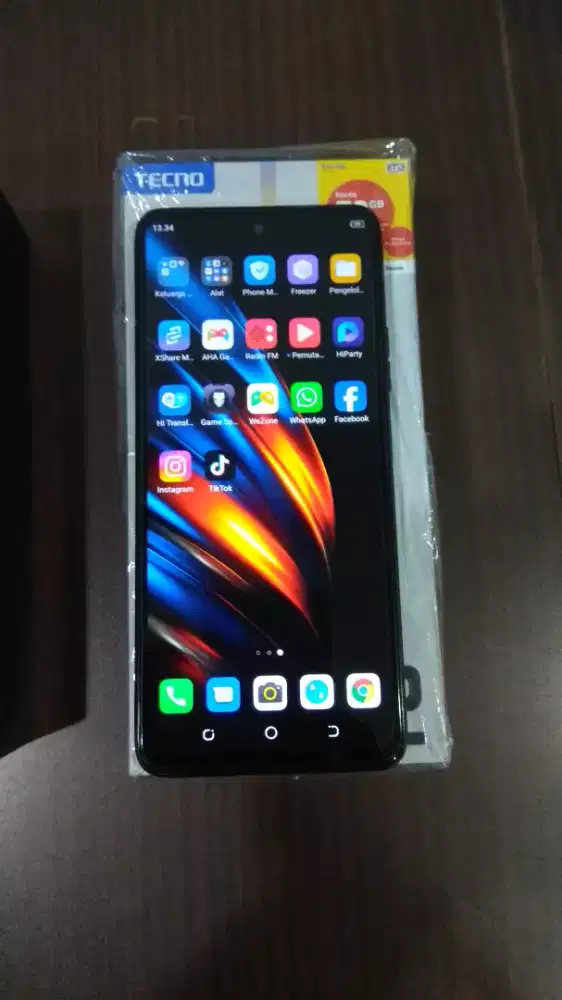 Techno Pova 2 mulus Fullset. 
6/128. 7000mah. MediaTek Helio G85.