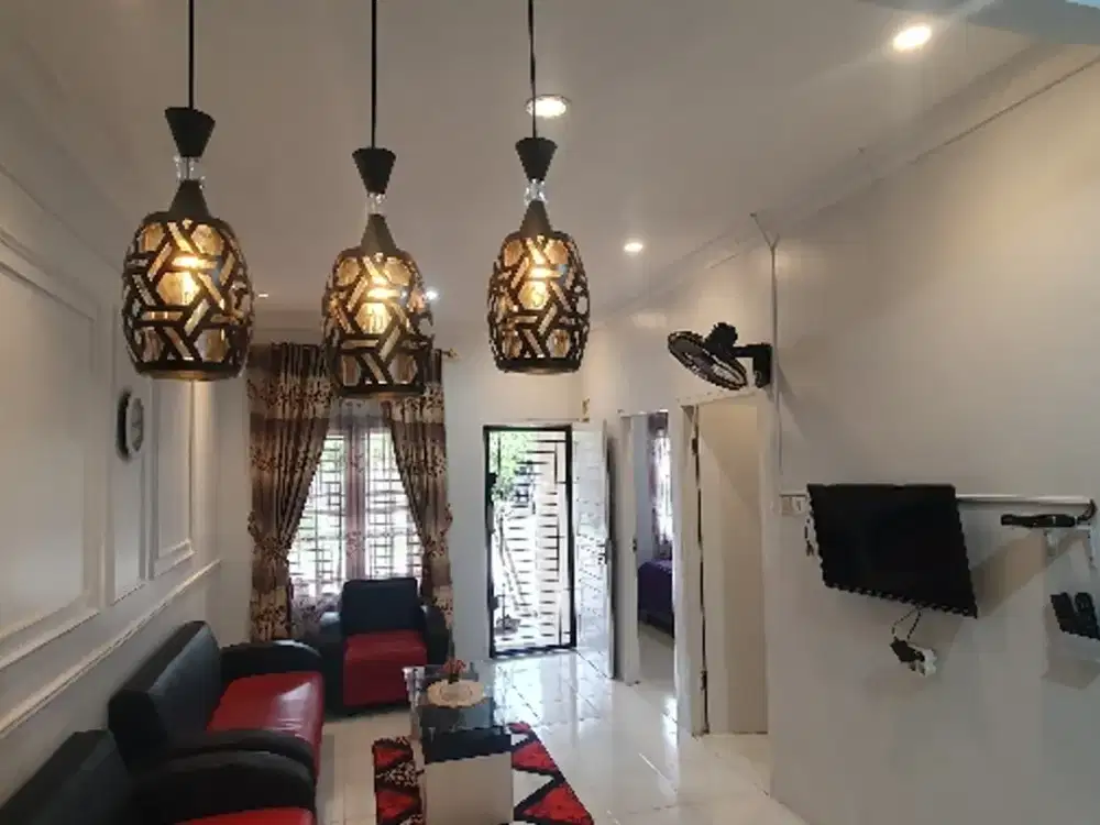 Sewa rumah bulanan Pekanbaru  Full Furnished Tipe 65 stdr  SPA D'KOST