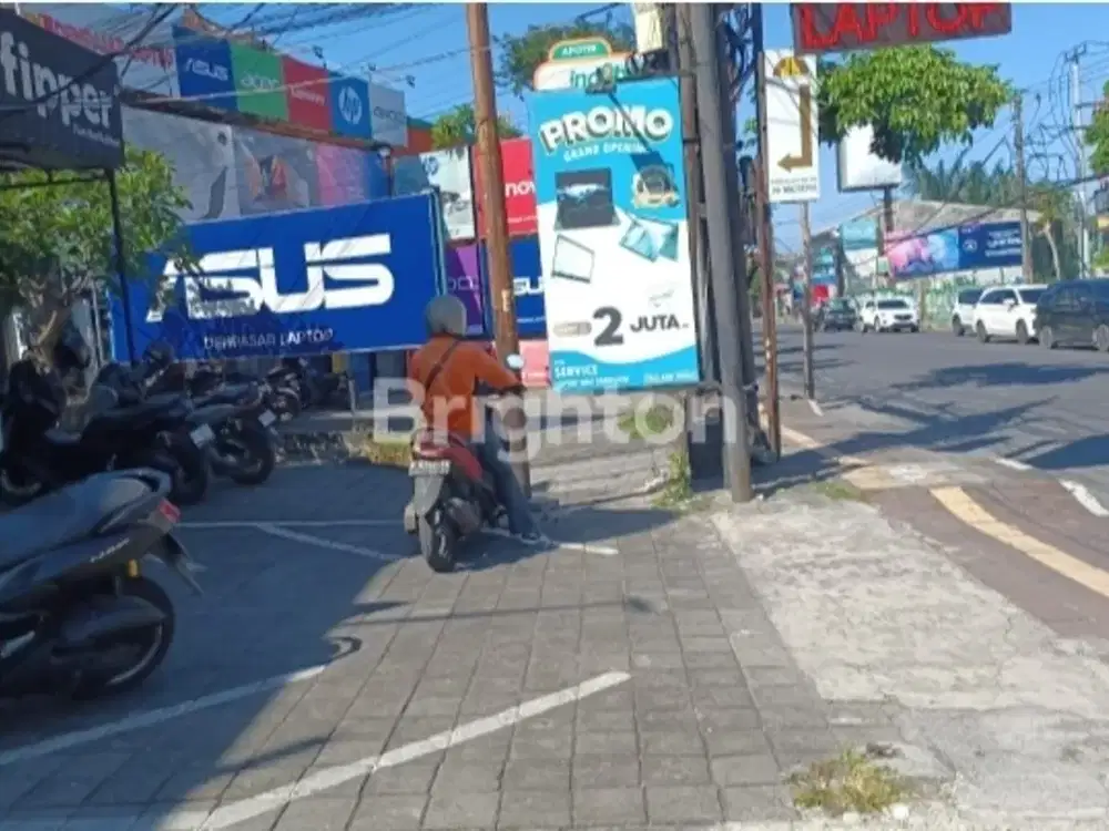 Disewakan Toko 1 lantai strategis pinggir jalan utama Teuku Umar