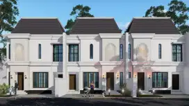 RUMAH MIDERN JL STM FREE PAGAR DAN SEMI FURNISHED