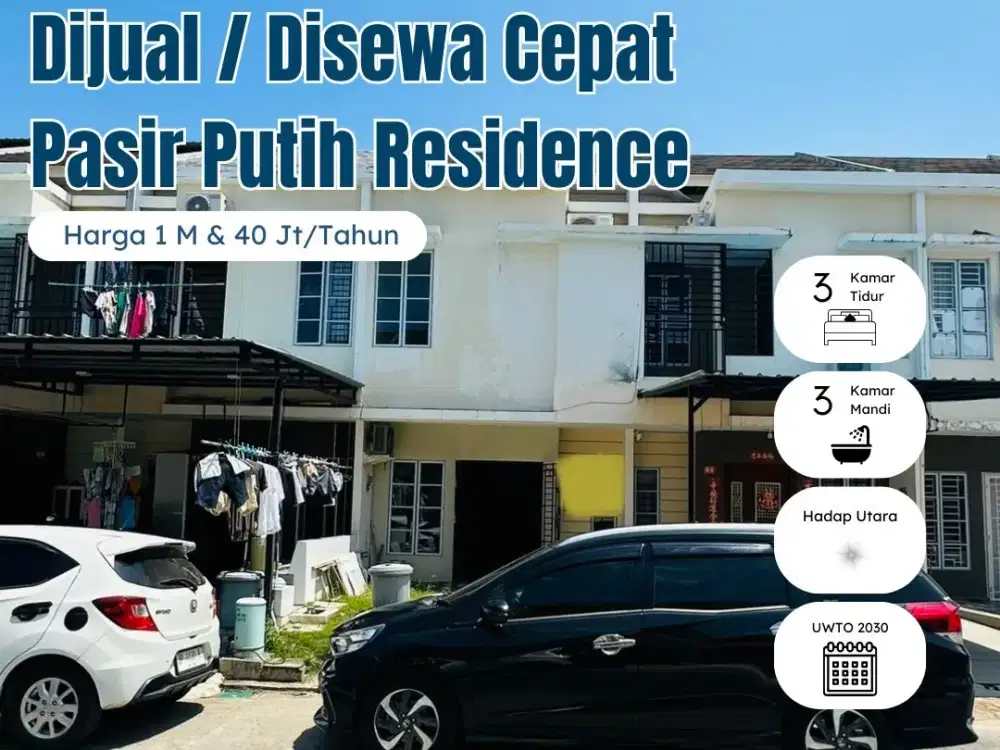 jual /sewa rumah pasir putih residence siap huni