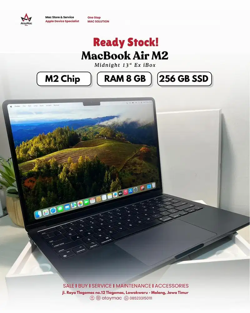Macbook Air M2 Midnight Ex iBox