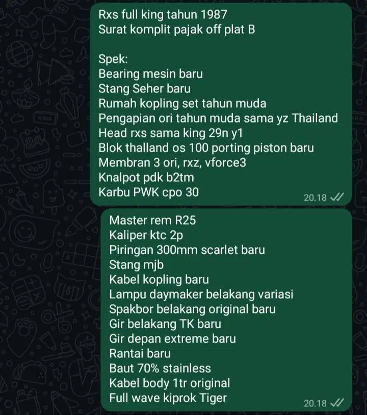 Rxs full king tahun 1987