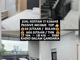 JUAL KOST KOSAN BARU 17 KAMAR DI RADIO DALAM KEBAYORAN BARU JAKSEL