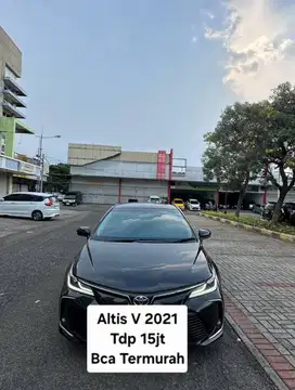 TOYOTA ALTIS V 2021 odo50 TDP 15jt HITAM 2022 ODO new