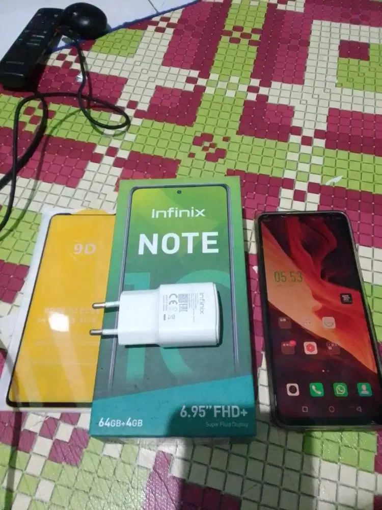 infinix note 10 4/64 fullset