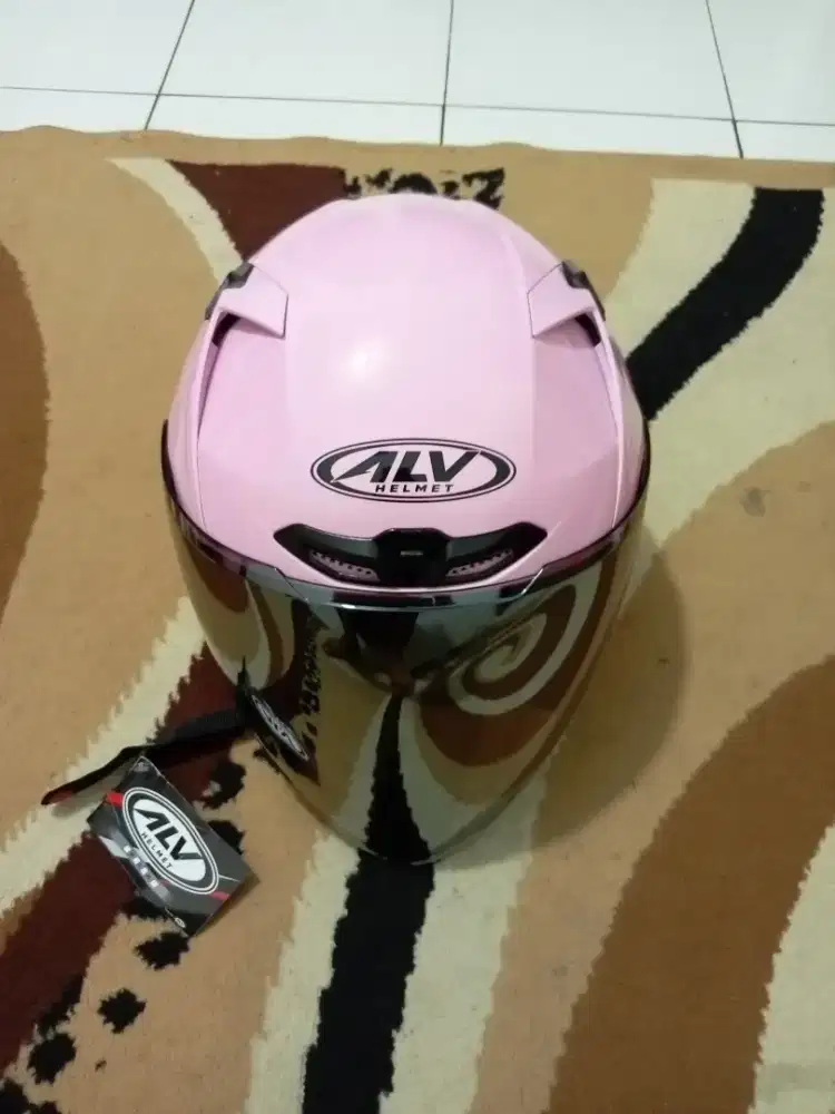 Helm ALV Ultron Solid Pink Half Face