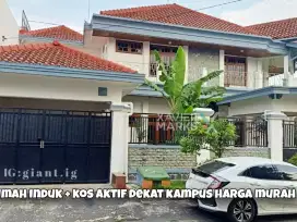 Rumah Induk plus kos aktif dekat kampus di Candi candi Lowokwaru