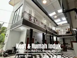 Kost Ekslusif 20 kamar dan rumah induk seturan dekat UPN