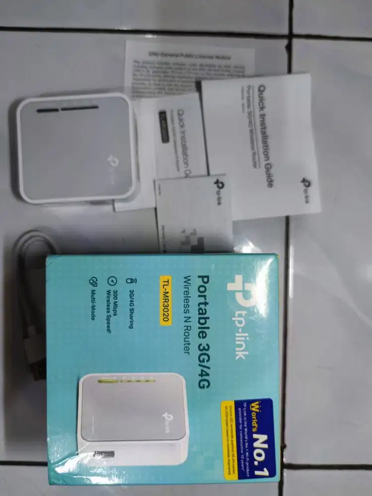 TPLINK MR3020 V3 Router Wireless WiFi Portable 3G/4G