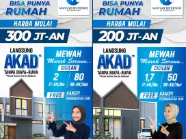 Manyar Riverside Gresik rumah murah tanpa DP langsung proses KPR