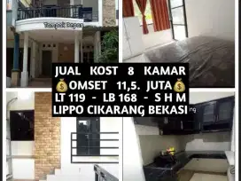 JUAL KOS KOST KOSAN KOSTAN 8 KAMAR DI LIPPO CIKARANG BEKASI