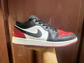 Air Jordan 1 Low Bred Toe Original Big Size 46