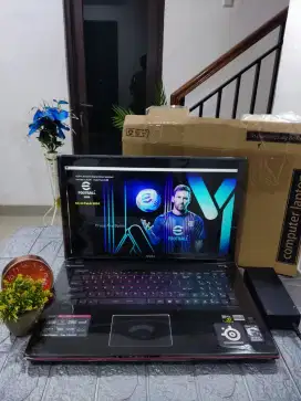 MSI Apache GE70 Core i7 RAM 16GB SSD 512GB dual VGA Nvidia GTX
