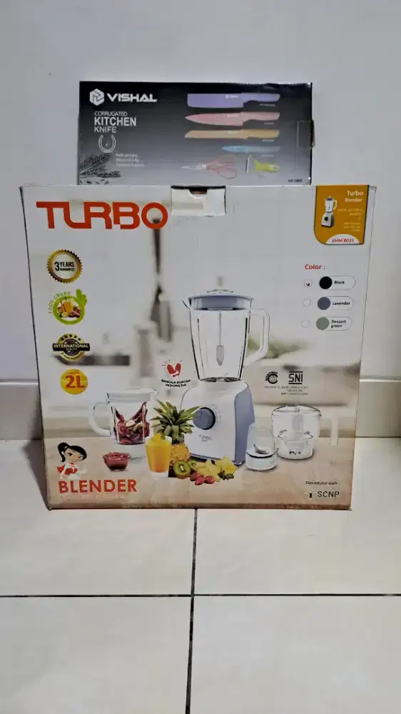 Blender warna Hitam merk Turbo