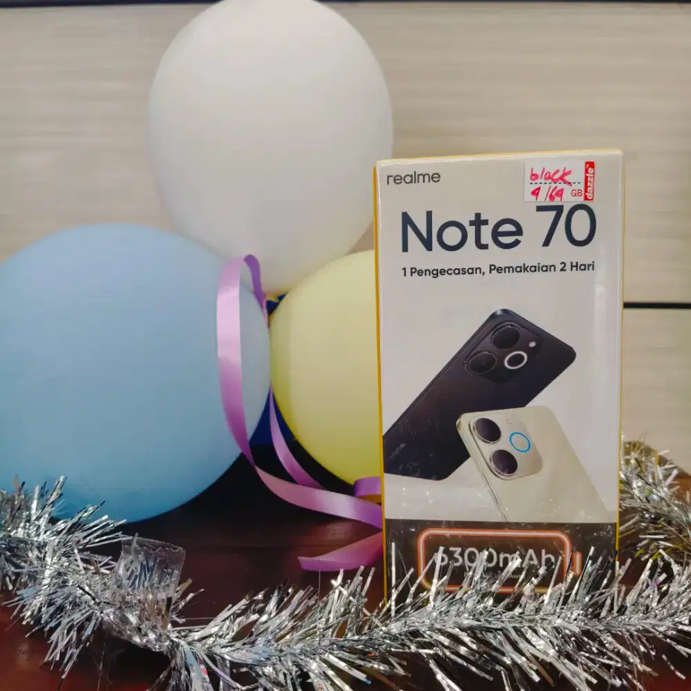 REALME NOTE 70 4/64 BARU