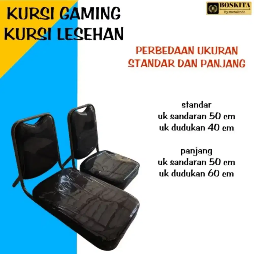 Kursi gaming kursi lesehan kokoh bahan empuk n awet