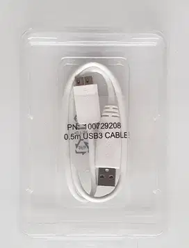 SEAGATE USB3 Cable Kabel USB 3.0 HDD External Harddisk Eksternal Putih