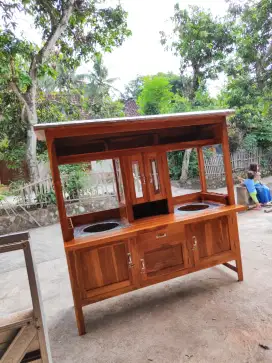 Gerobak Angkringan Bakso Mie Ayam PeceL Bubur Sate Martabak Ronde dlL