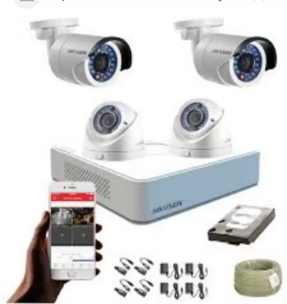Agen pemasangan camera cctv 2mp 5mp lengkap pree instalasi pemasangan