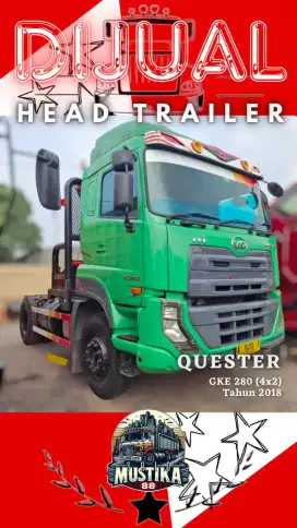 Head Trailer UD Quester GKE 280 (4x2) Tahun 2018