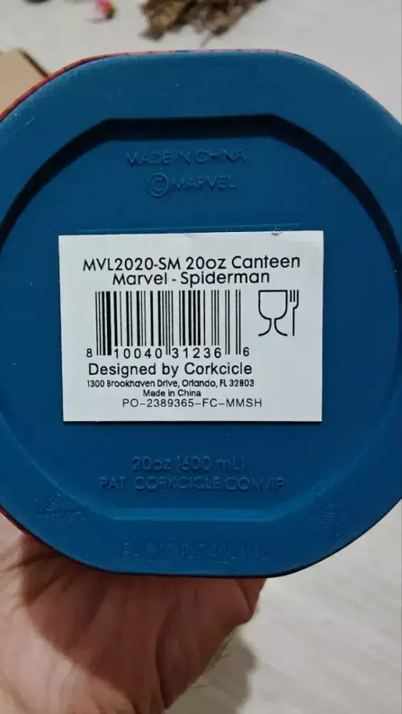 CORKCICLE Sport Canteen 20 oz Spiderman