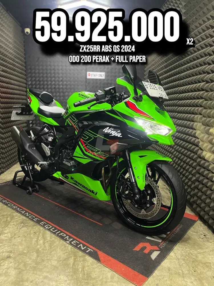 ZX25RR OR ZX 25 RR ABS QS 2024 ODO 200 PERAK FULL ORIGINAL