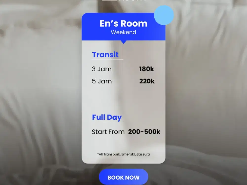 Promo Staycation Emerald Bintaro En'sRoom Kamis