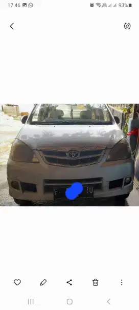 Avanza 2009 siap pakai
