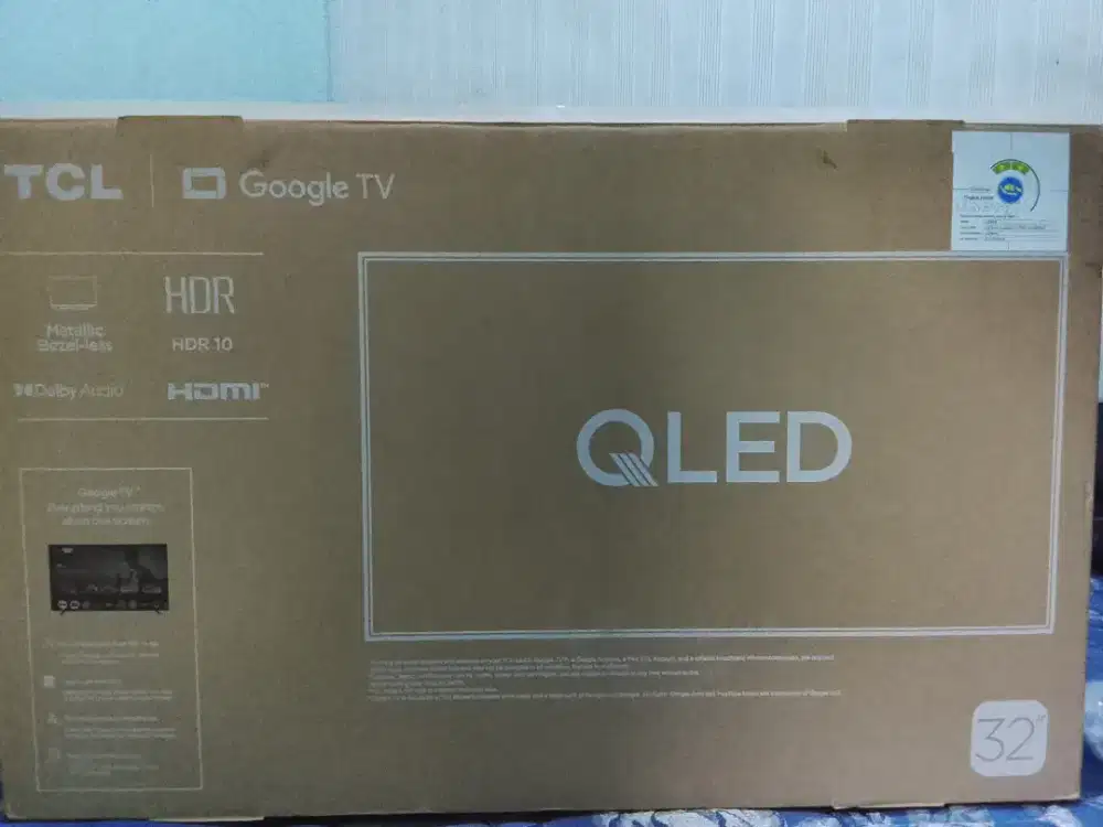 TCL QLED Google TV Dolby Audio 32 – Model 32S5K