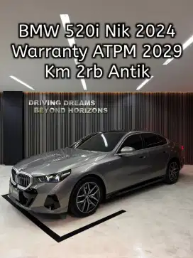 BMW 520i M-Sport 2025 New Model Abu2 Met B1LBA Km2rb Nik 2024