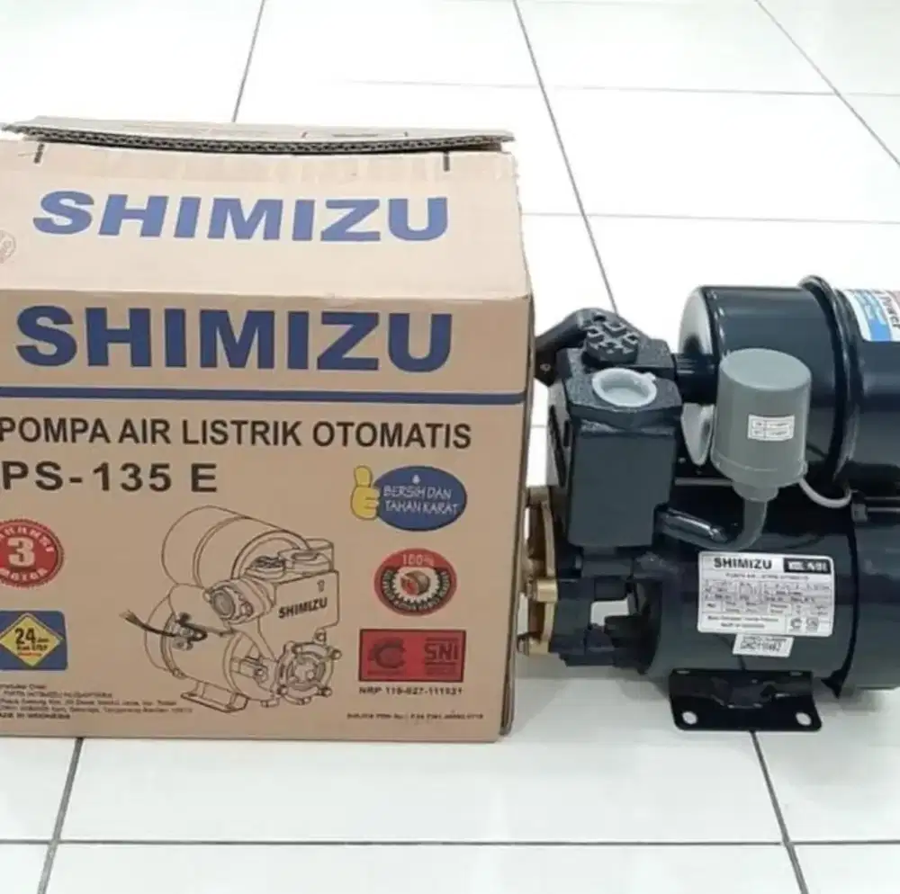 Pompa air shimizu 135 e otomatis new