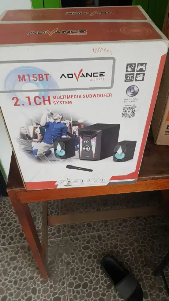 Speaker Advance baru jual rugi