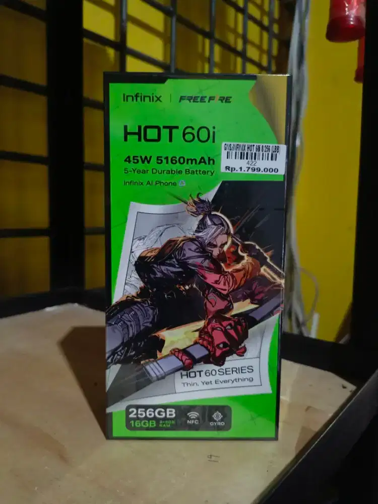 INFINIX HOT 60I 16/256 'ATLANTIS DAHSYAT'