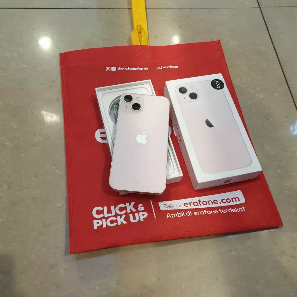 Iphone 13 128 ibox pink garansi resmi