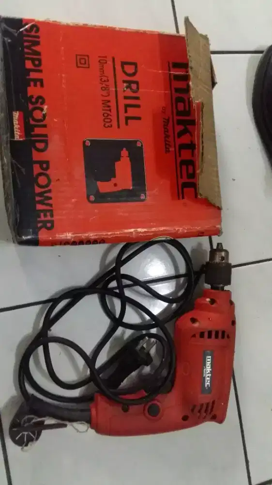 jual bor listrik maktec mt-603 seken