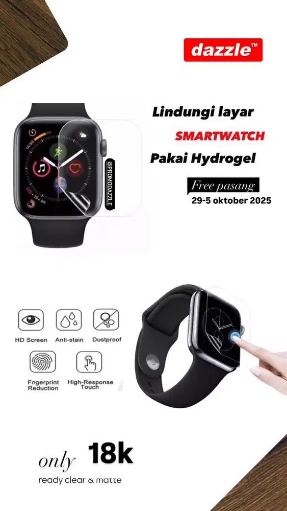 Hydrogel for smartwatch