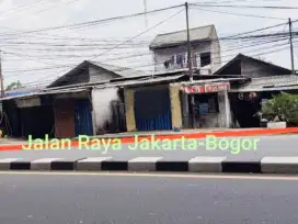 DIJUAL CEPAT Lahan Usaha di Pinggir jalan raya Jakarta -  Bogor