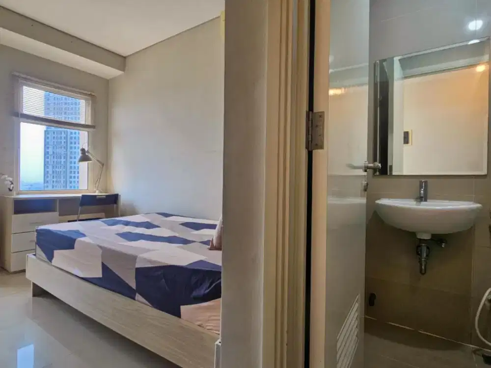 Selangkah ke Mall Central Park Sewa Studio Furnish Dengan Akses Kolam Renang, Gym, Kids Playground Dekat ke Neo Soho, Taman Anggrek Mall Madison Park
