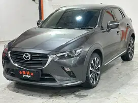 Dp 14jt.  Mazda CX-3 Sport 1.5 A/T 2021 SkyactiveG. eNHa garage Semara