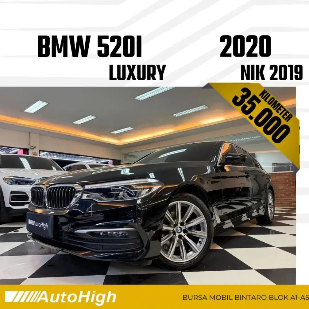 DP10% [Km35.000] 520i Luxury 2019 Black / 320i Reg 2020 #AUTOHIGH