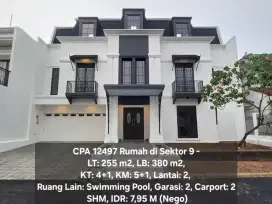 12497 - Rumah brand new Puri bintaro sektor 7 shm harga terbaik