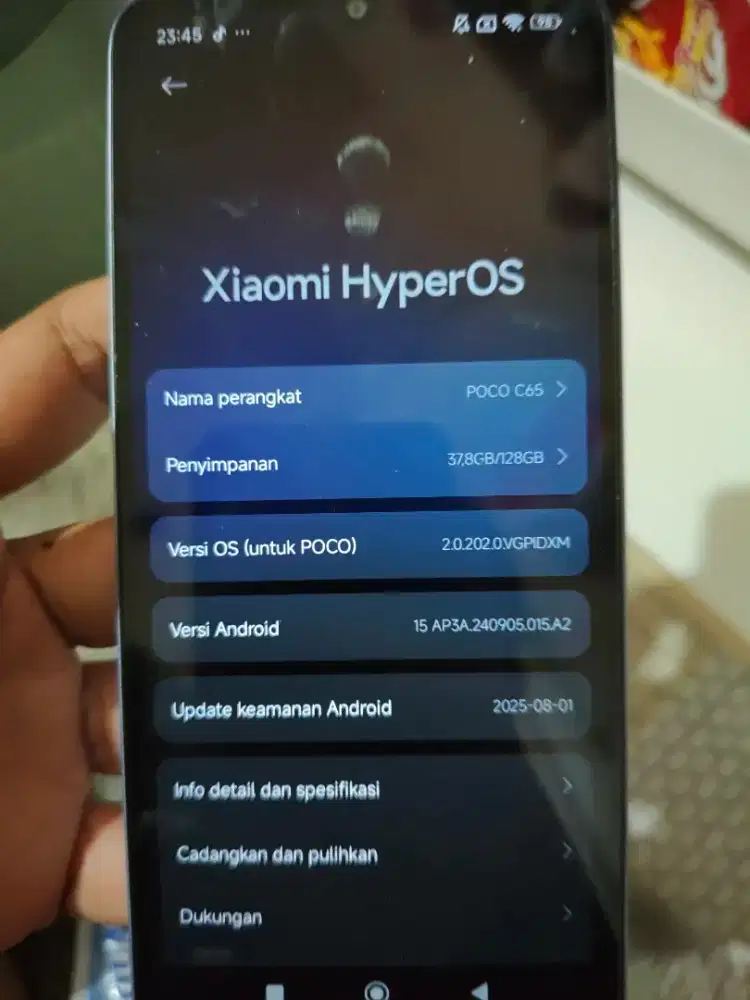 Poco c65 ram 6 internal 128
