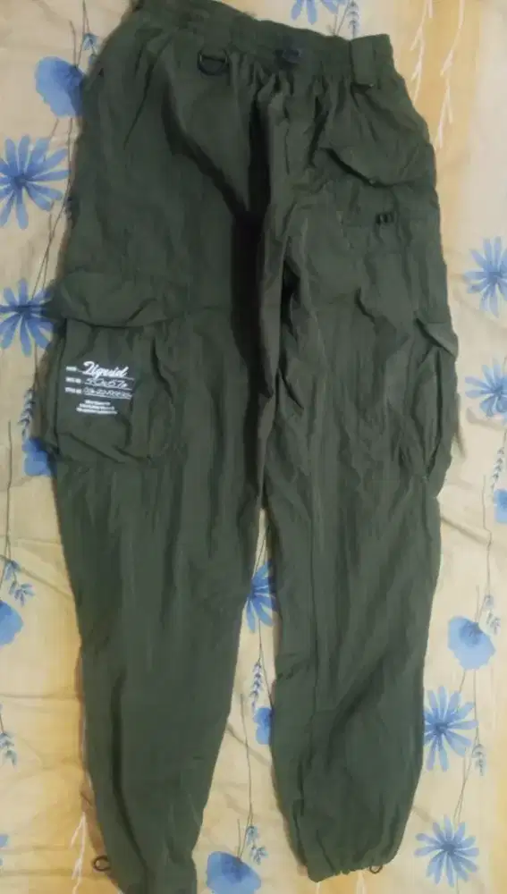 Celana cargo ankle liquid size L