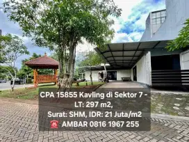 15855 Kavling matang posisi hook dalam cluster premium siap bangun