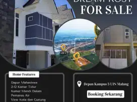 dijual rumah kos full perabot depan kampus uin kedokteran